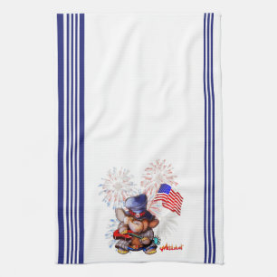 Toalla de cocina de la bandera de los Estados Unid