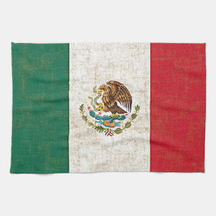 Toalla de cocina de la BANDERA MEXICANA