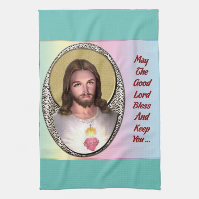 Toalla de cocina de la bendición (Vertical)