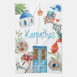 Toalla de cocina de la brisa de Karpathos