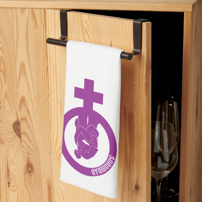 Toalla de cocina de la hermandad (Pliegue de tercios)