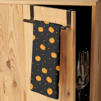 Toalla de cocina de la lluvia de calabaza