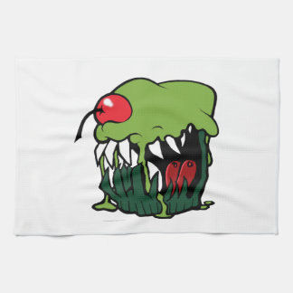 toalla de cocina de la magdalena del zombi