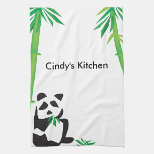 Toalla de cocina de la panda