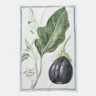 Toalla de Cocina de la Planta Botánica Vintage/Egg