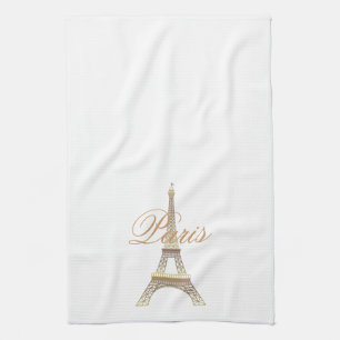 Toalla de cocina de la torre Eiffel