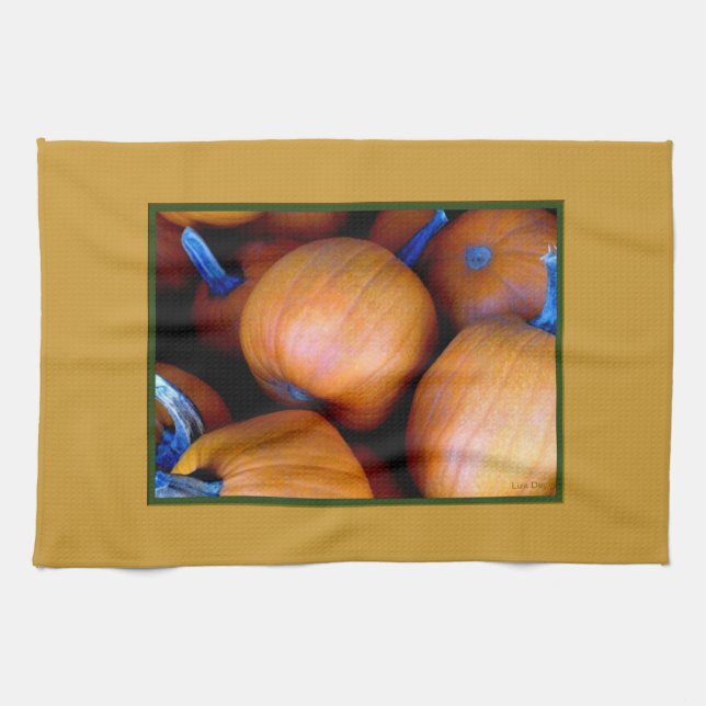 Toalla de cocina de las 'Calabazas de otoño' (Horizontal)