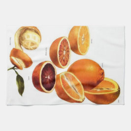 Toalla de cocina de las naranjas de sangre