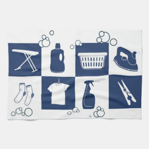 Toalla de cocina de las tareas de hogar