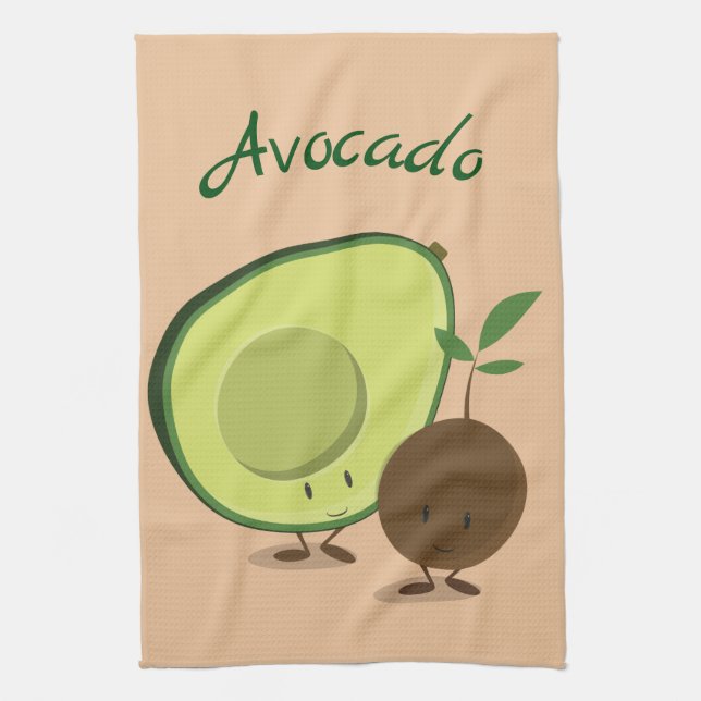 Toalla de cocina de los caracteres el | del (Vertical)