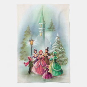 Toalla de cocina de los Carolers de