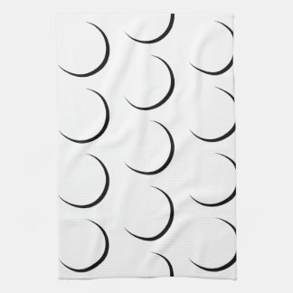 toalla de cocina de luna creciente minimalista