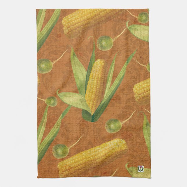 Toalla de cocina de maíz Bumpkins Country 53086 (Vertical)