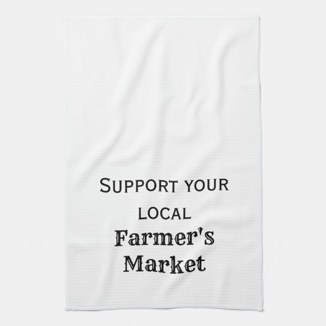 Toalla de cocina de mercado de granjeros de estilo (Vertical)
