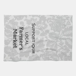 Toalla de cocina de mercado de granjeros de estilo