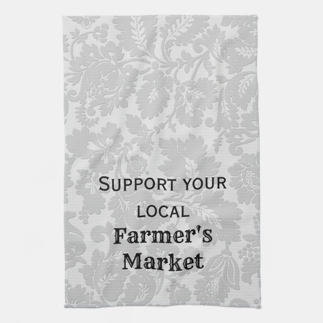 Toalla de cocina de mercado de granjeros de estilo (Vertical)