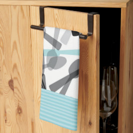 Toalla de cocina de microfibra de plata