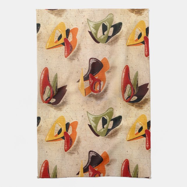 Toalla de cocina de MoJo: AMEBA 1 - CALDERA DE (Vertical)