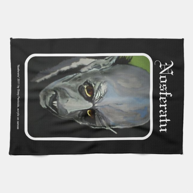 Toalla de cocina de MoJo del americano de (Horizontal)