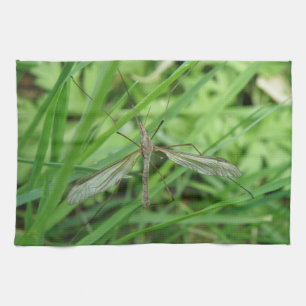 Toalla de cocina de mosca grulla