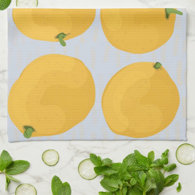 Toalla de cocina de naranjas (Doblado)