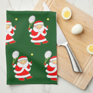 Toalla de cocina de Navidad de tenis