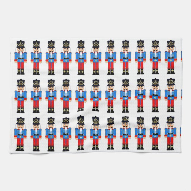 Toalla de cocina de Navidad del soldado del (Horizontal)