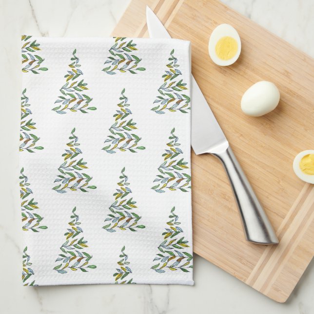 Toalla de cocina de Navidad regalo (Doblado Cuarto)