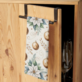 Toalla de cocina de Navidades de inspiración clási