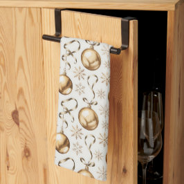 Toalla de cocina de Navidades de inspiración clási