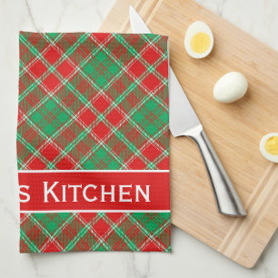 Toalla De Cocina De Navidades Rojos Y Blancos