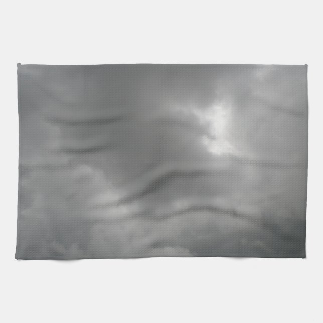 Toalla de cocina de nubes de tormenta (Horizontal)