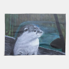 Toalla de cocina de nutria
