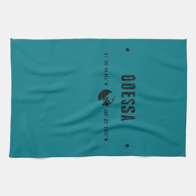 Toalla de cocina de Odessa (Horizontal)