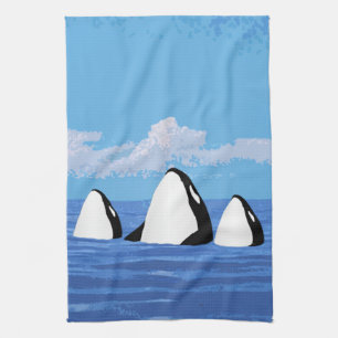 Toalla de cocina de Orcas