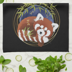toalla de cocina de panda roja FIRE FOX