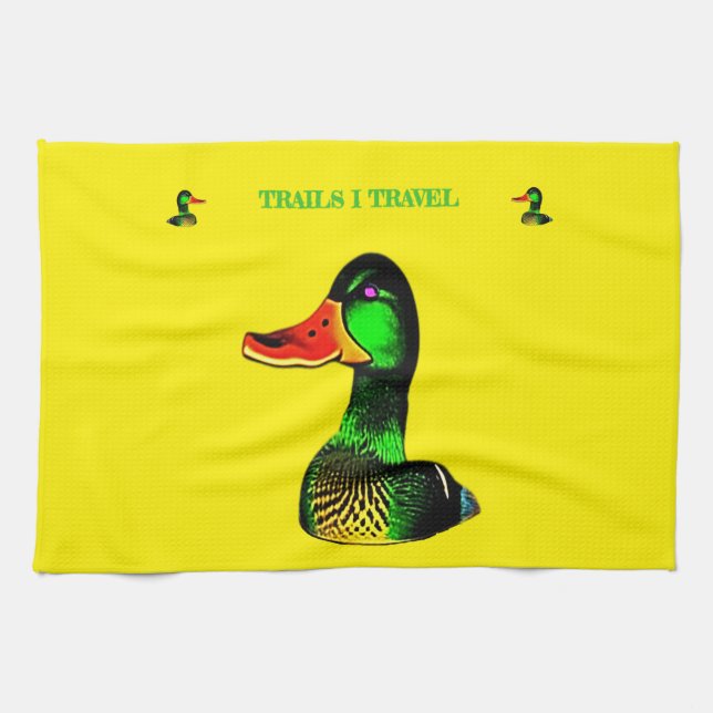 Toalla de cocina de pato (Horizontal)