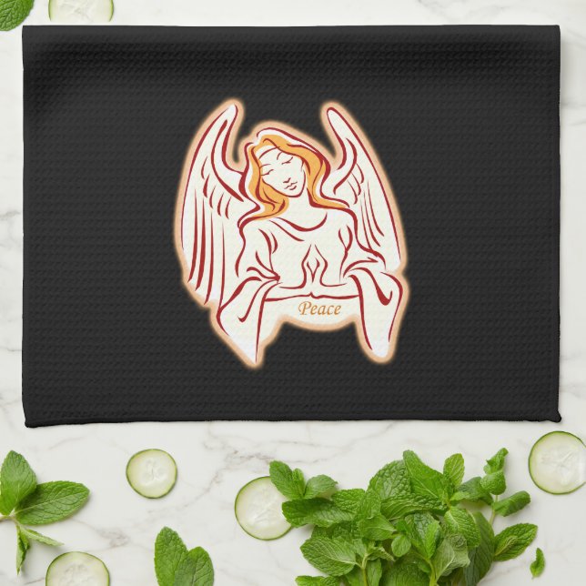 Toalla de cocina de Peace Angel (Doblado)