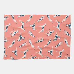 Toalla de cocina de perro feliz