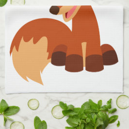 Toalla de cocina de Personalizado Fox de Cute Cunn