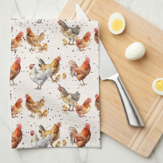 Toalla de cocina de pollo