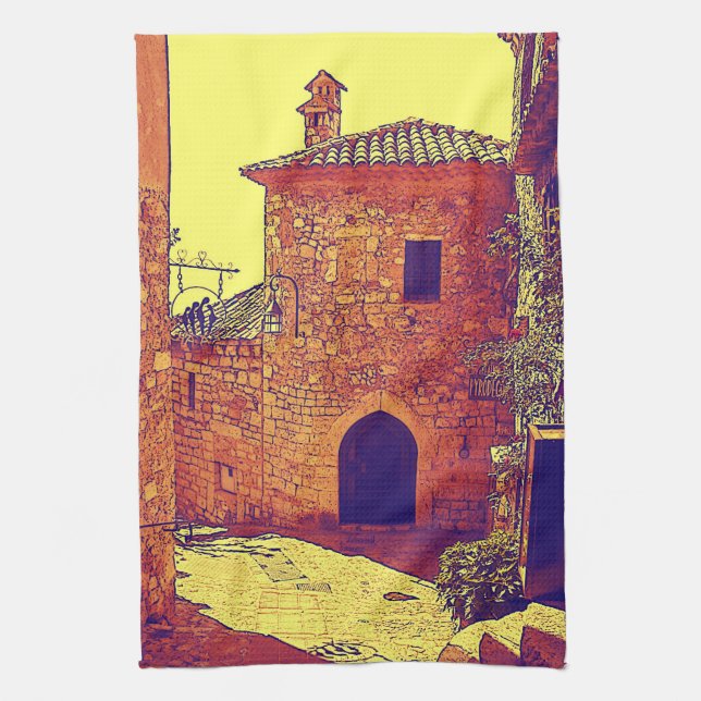 Toalla de cocina de Provence (Vertical)