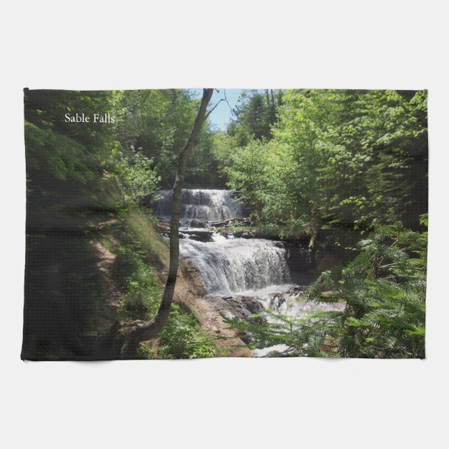Toalla de cocina de Sable Falls (Horizontal)