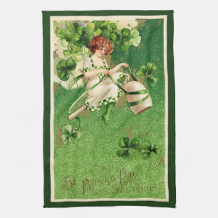 Toalla de cocina de saludo del día de San Patricio