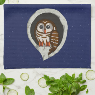 Toalla de cocina de Selene el búho