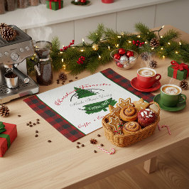 Toalla de cocina de señalización de la cafetería d