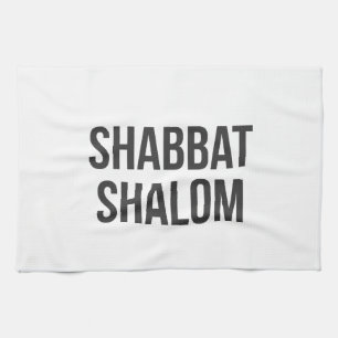 Toalla de cocina de Shabbat Shalom