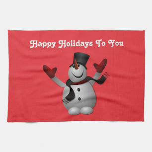 Toalla de cocina de Snowman