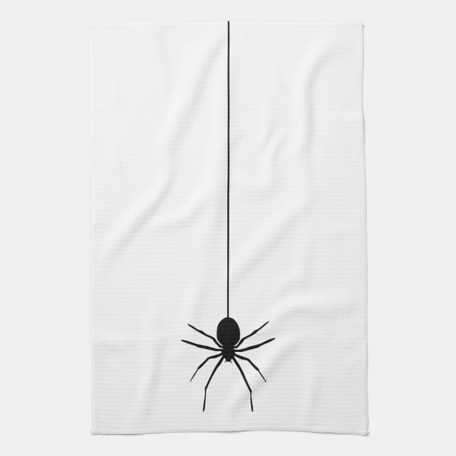 Toalla de cocina de Spiderweb Halloween (Vertical)