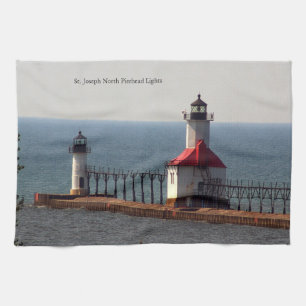 Toalla de cocina de St. Joseph North Pierhead Ligh